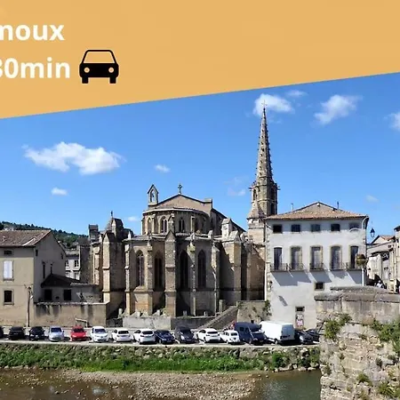 L'évasion Carcassonnais Avec Terrasse 2 Places De Parking Privée Apartamento
