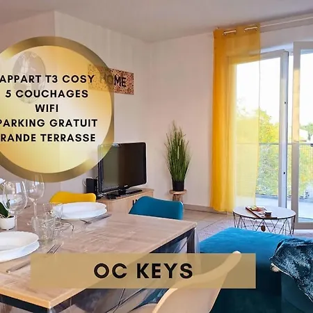 Apartment L'evasion Carcassonnais Avec Terrasse 2 Places De Parking Privee *