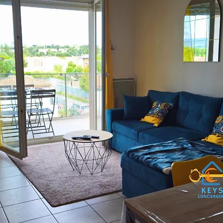 L'evasion Carcassonnais Avec Terrasse 2 Places De Parking Privee アパート *