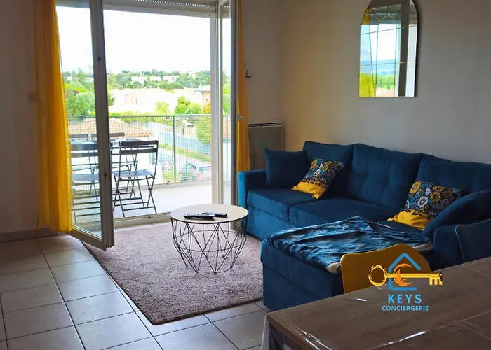 L'evasion Carcassonnais Avec Terrasse 2 Places De Parking Privee Daire *